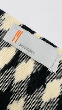 Sciarpa fiammata bianco nero M Missoni