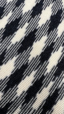 Sciarpa fiammata bianco nero M Missoni