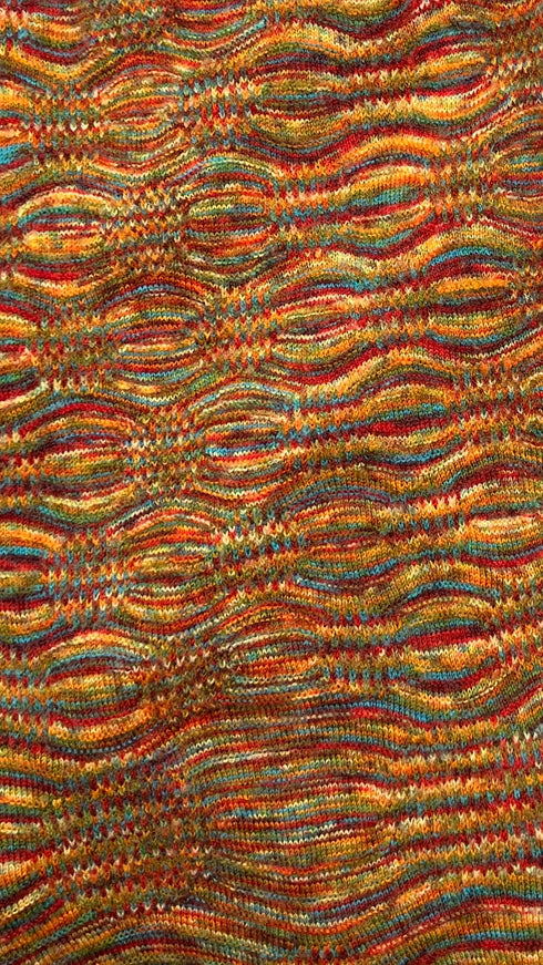 Abito midi fiammato
