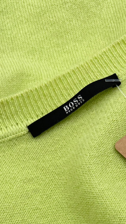 Maglia in cashmere lime