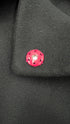 Cappotto cashmere abbottonatura asimmetrica
