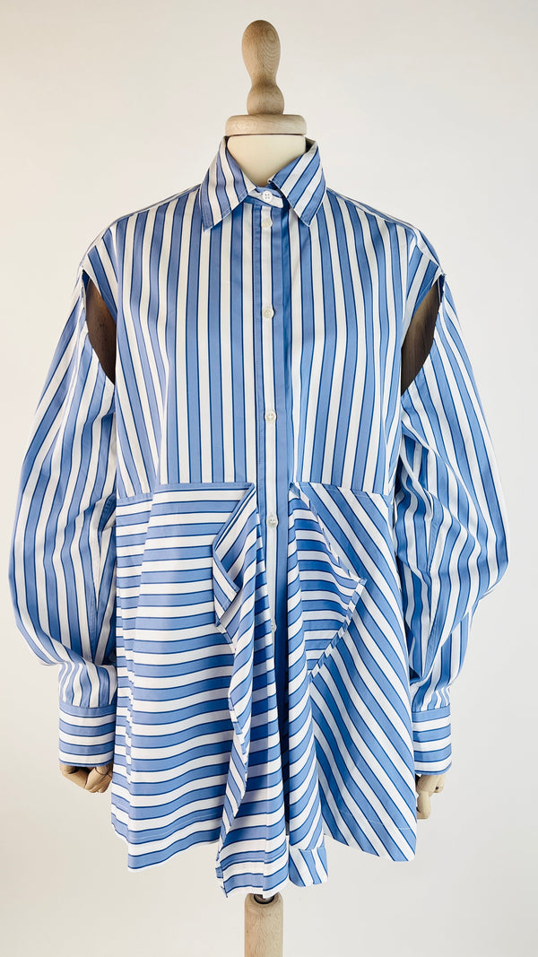 Camicia a righe in cotone