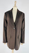 Blazer monobottone marrone