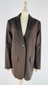 Blazer monobottone marrone
