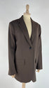 Blazer monobottone marrone