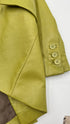 Blazer in pelle doppiopetto