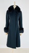 Cappotto lungo nero vintage