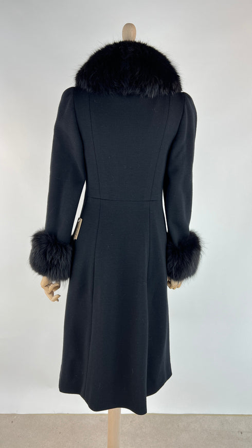 Cappotto lungo nero vintage