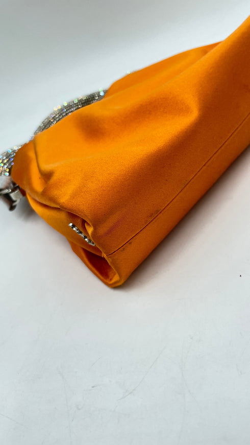 Borsa in raso con strass