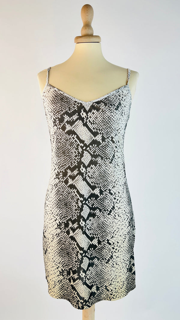 Abito mini animalier vintage