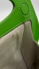 Borsa intrecciata verde mela THEMOIRè
