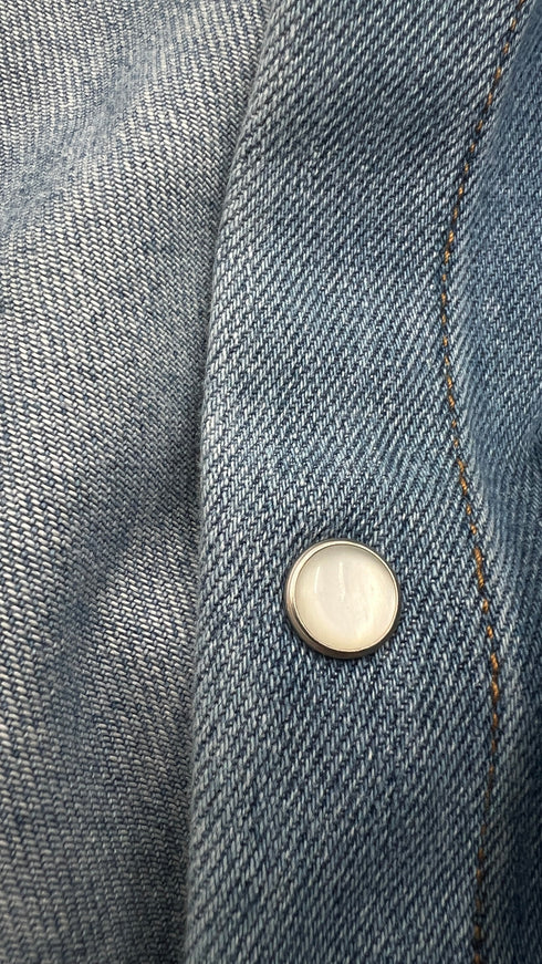 Camicia in denim boxy