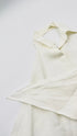 Top con scollo all'americana