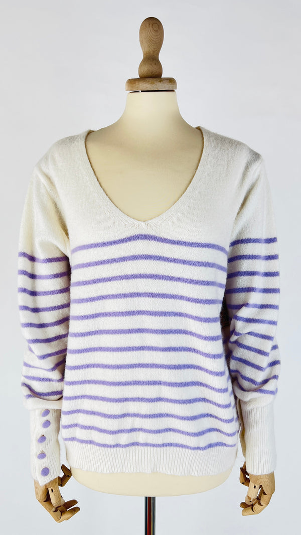 Maglione a righe