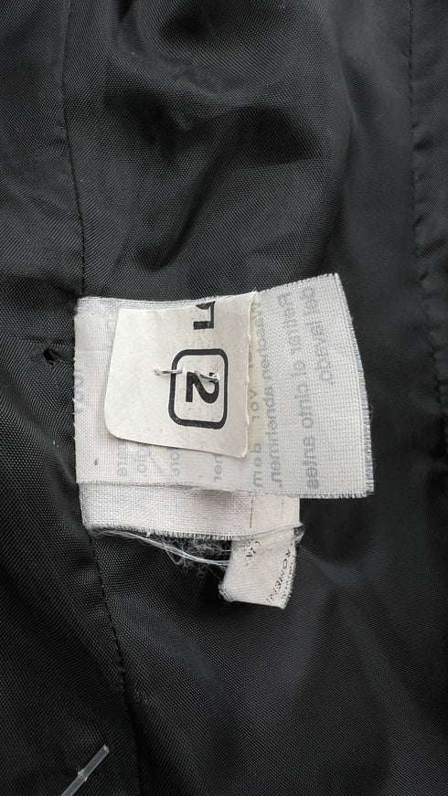 Cappotto in panno nero