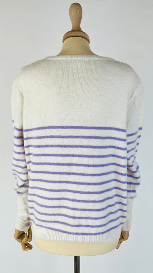 Maglione a righe