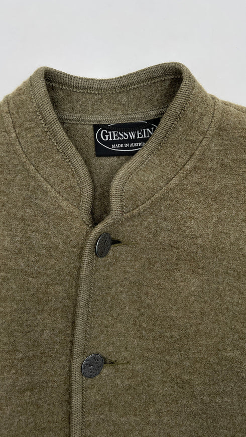 Giacca in panno verde