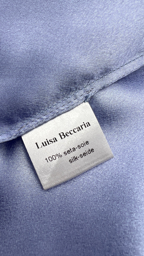 Abito corto a pois in seta