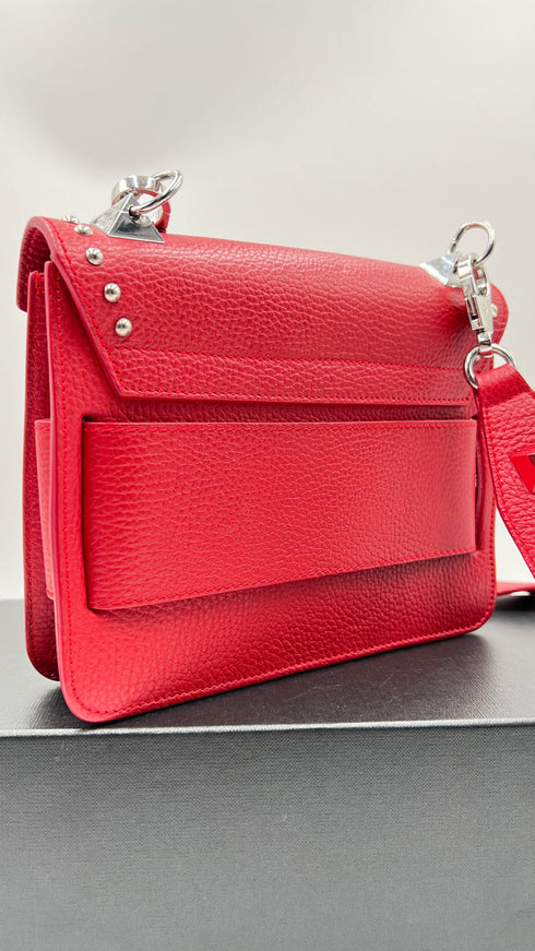 Borsa in pelle lavorata