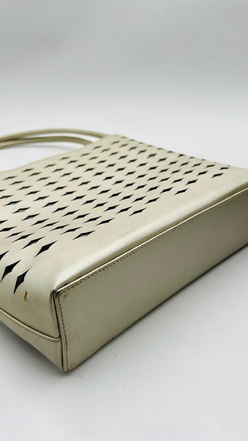 Borsa vintage avorio