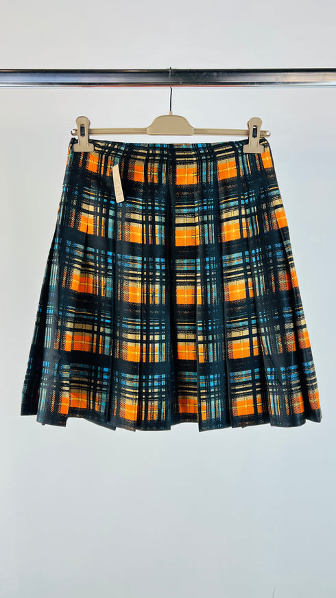 Gonna midi tartan