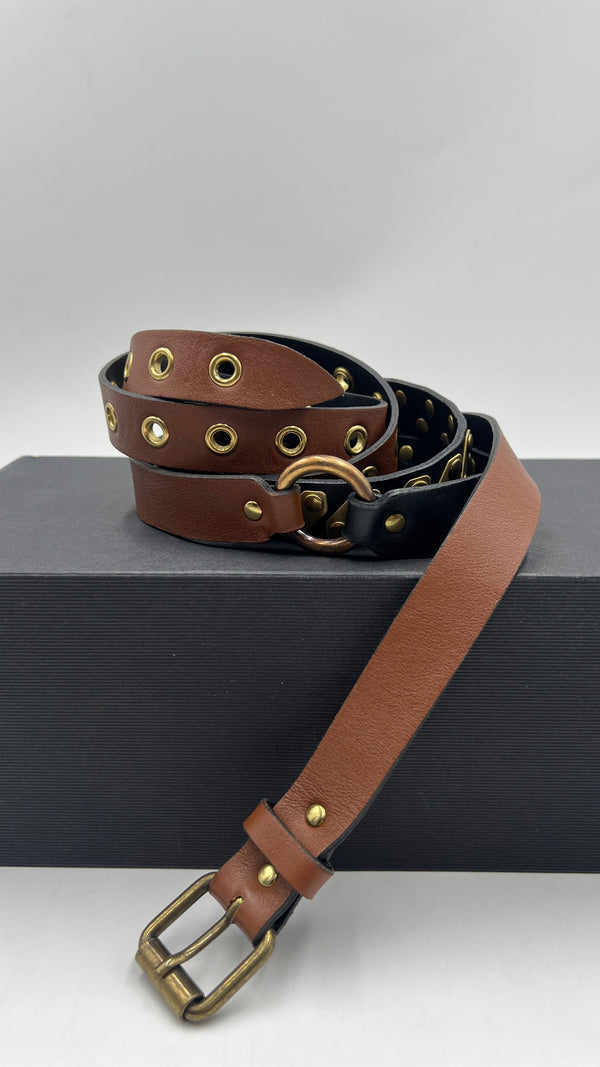 Cintura a doppio giro con anelli