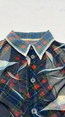 Camicia smanicata semitrasparente Y's