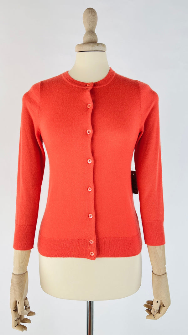 Cardigan girocollo corto