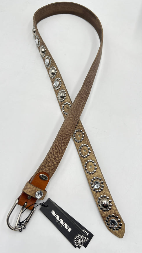 Cintura borchie e strass