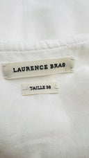 Camicia bianca plissè LAURENCE bras