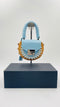 Borsa mini con tracolla e borchie