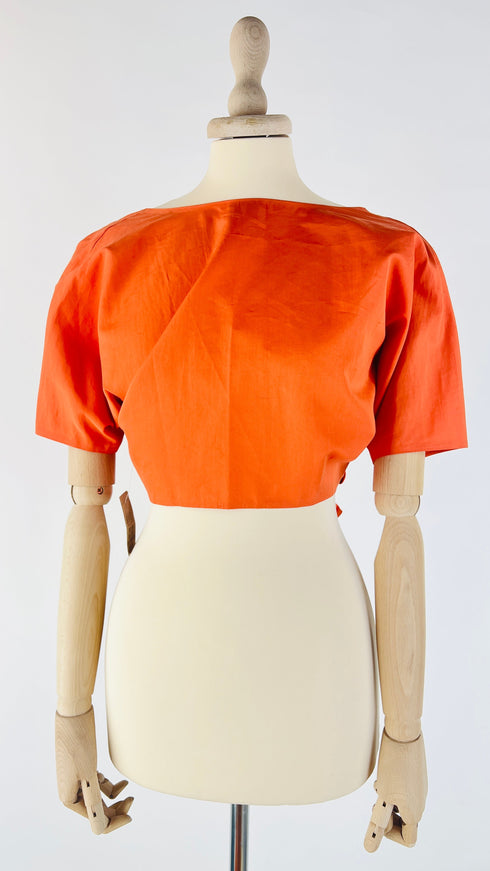 Top scollo retro