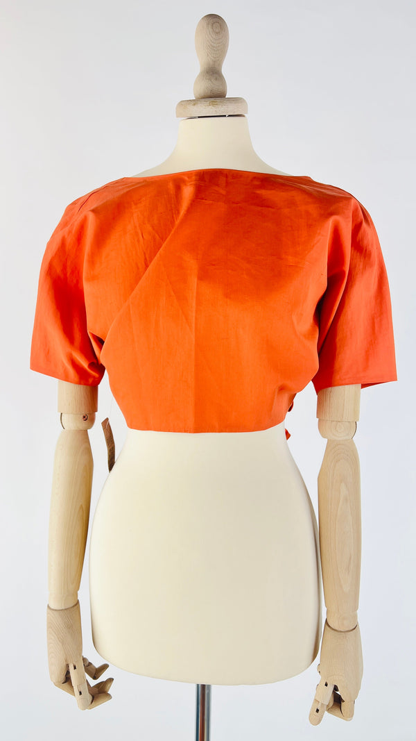 Top scollo retro