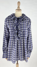 Blusa tartan volant LAURENCE bras