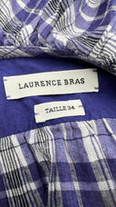 Blusa tartan volant LAURENCE bras