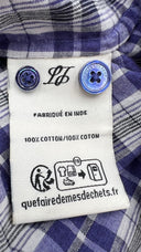 Blusa tartan volant LAURENCE bras