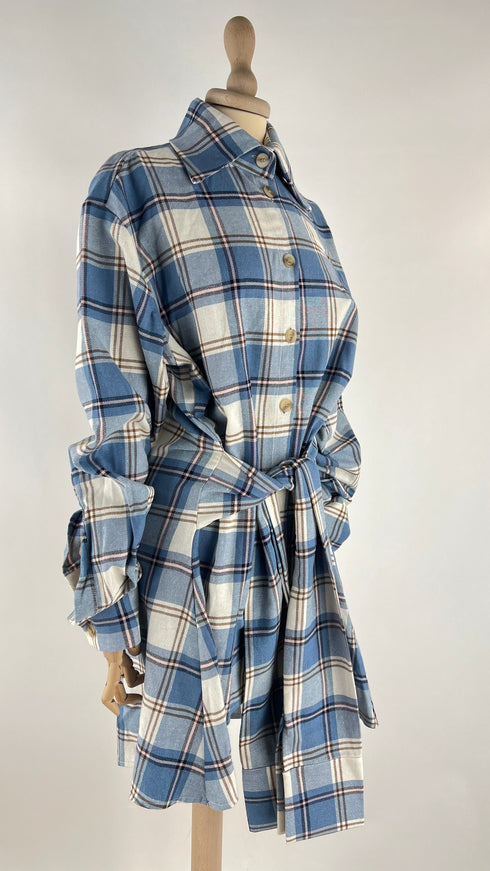 Abito midi check
