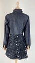 Abito corto denim