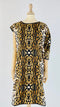 Abito midi animalier