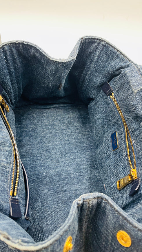 Borsa shopper in denim