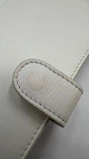Portafoglio intrecciato bianco BOTTEGA VENETA
