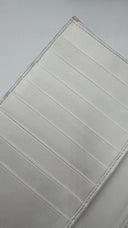 Portafoglio intrecciato bianco BOTTEGA VENETA