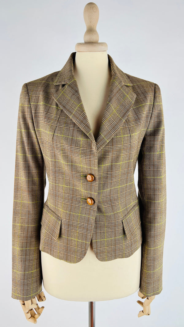 Blazer corto sfiancato