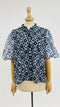 Camicia fantasia bianco blu