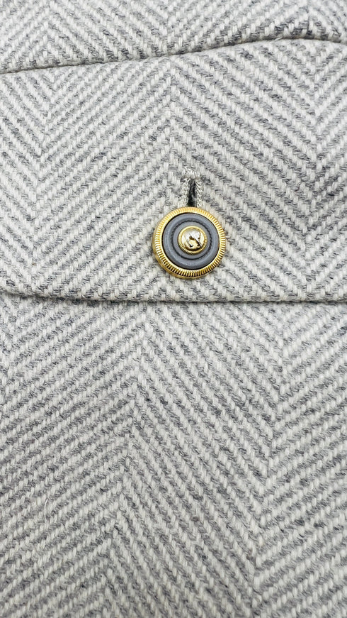 Cappotto spina di pesce vintage