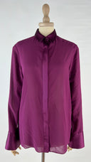 Camicia in seta melanzana ALICE+OLIVIA