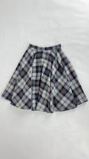Gonna a ruota tartan MSGM