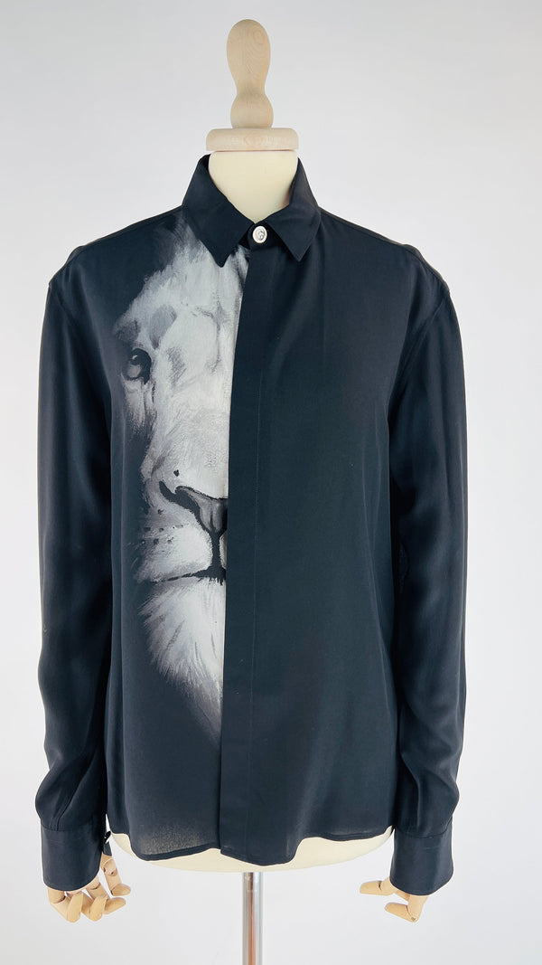 Camicia Leone stampato