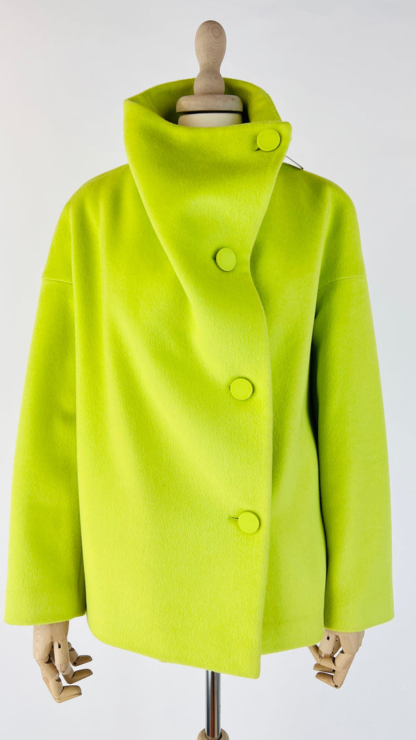 Cappotto corto lime