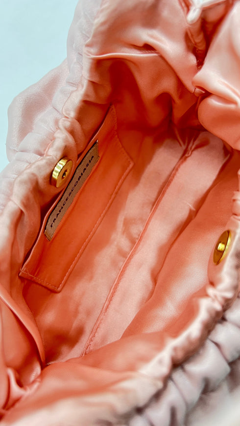 Borsa rosa maxi paillettes
